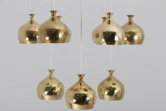 Helge Zimdal Helge Zimdal the Onion Midcentury Swedish Chandelier - 803144