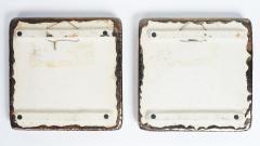 Helmut Friedrich Sch ffenacker PAIR OF COLOURFUL GLAZED CERAMIC WALL PLAQUES BY HELMUT SCH RFENACKER - 2747887