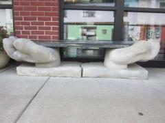 Helping Hands Bench Sculpture - 1830732