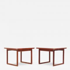 Heltborg Mobler Rud Thygesen for Heltborg M bler Mid Century Danish Teak Side Tables Pair - 3393775