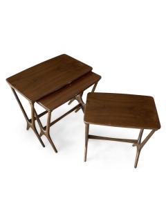 Heltborg Mobler Set of 3 Erling Torvits for Heltborg Mobler Danish Teak Nesting Tables - 4274085