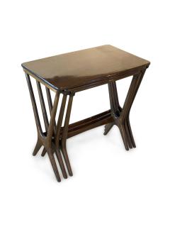 Heltborg Mobler Set of 3 Erling Torvits for Heltborg Mobler Danish Teak Nesting Tables - 4274087