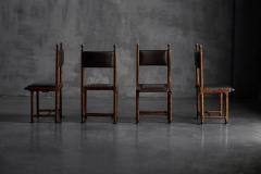 Hendrik Berlage Arts Crafts Chairs by H P Berlage Netherlands Early 20th Century - 4557545