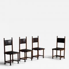 Hendrik Berlage Arts Crafts Chairs by H P Berlage Netherlands Early 20th Century - 4558409