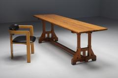 Hendrik Berlage Pine Dining Table in the Style of Hendrik Berlage 1920s - 2764938