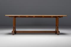Hendrik Berlage Pine Dining Table in the Style of Hendrik Berlage 1920s - 2764939