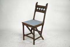 Hendrik Petrus Berlage Dutch A Set of Four Gothic Revival Oak Side Chairs - 4193134