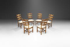 Henning Kj rnulf Henning Kj rnulf Set of Six Razorblade Chairs Denmark 1960s - 2365008