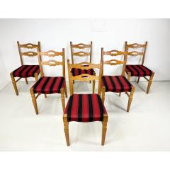 Henning Kjaernulf 1960s Set of 6 Dining Chairs by Henning Kjaernulf - 3348029