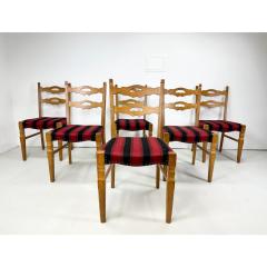 Henning Kjaernulf 1960s Set of 6 Dining Chairs by Henning Kjaernulf - 3348034