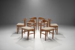 Henning Kjaernulf 6 Henning Kj rnulf Dining Chairs Denmark 1960s - 1316469