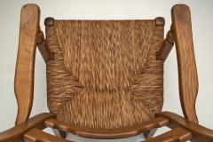 Henning Kjaernulf Armchair with Woven Seating in the manner of Henning Kj rnulf Denmark 1960s - 4556557