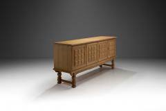 Henning Kjaernulf Danish Modern Carved Oak Sideboard by Henning Kj rnulf Attr Denmark ca 1970s - 3893894