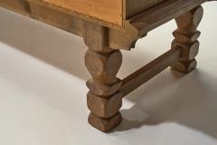 Henning Kjaernulf Danish Modern Carved Oak Sideboard by Henning Kj rnulf Attr Denmark ca 1970s - 3893900