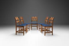 Henning Kjaernulf Five Dining Chairs by Henning Kj rnulf for Nyrup M belfabrik Denmark 1960s - 4337963