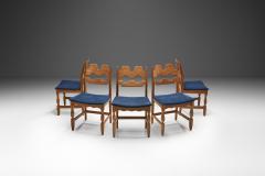 Henning Kjaernulf Five Dining Chairs by Henning Kj rnulf for Nyrup M belfabrik Denmark 1960s - 4337964
