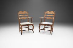 Henning Kjaernulf Henning Kj rnulf Oak Dining Chairs for Nyrup M belfabrik Denmark 1960s - 3114545