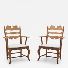 Henning Kjaernulf Henning Kj rnulf Oak Dining Chairs for Nyrup M belfabrik Denmark 1960s - 3116917