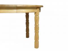 Henning Kjaernulf Henning Kj rnulf Scandinavian Solid White Oak Round Dining Table with Leaves - 4602945