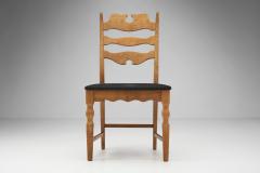 Henning Kjaernulf Henning Kj rnulf Set of Six Oak Dining Chairs for EG M bler Denmark 1960s - 2550480