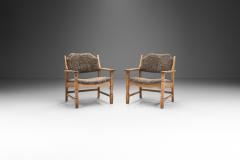Henning Kjaernulf Henning Kj rnulf Solid Oak Armchairs for EG Kvalitetsm bel Denmark 1960s - 2423820