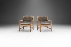 Henning Kjaernulf Henning Kj rnulf Solid Oak Armchairs for EG Kvalitetsm bel Denmark 1960s - 2423821