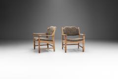 Henning Kjaernulf Henning Kj rnulf Solid Oak Armchairs for EG Kvalitetsm bel Denmark 1960s - 2423822