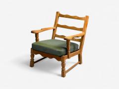 Henning Kjaernulf Henning Kjaernulf Danish Modern Oak Fabric Denmark 1940s - 4196463