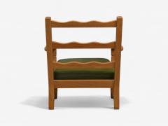 Henning Kjaernulf Henning Kjaernulf Danish Modern Oak Fabric Denmark 1940s - 4196469