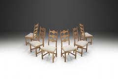 Henning Kjaernulf Henning Kjaernulf Dining Chairs for Nyrup M belfabrik Denmark 1950s - 2700179