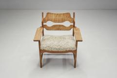 Henning Kjaernulf Henning Kjaernulf Razorblade Armchair with Sheepskin Denmark 1960s - 2585333
