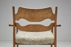 Henning Kjaernulf Henning Kjaernulf Razorblade Armchair with Sheepskin Denmark 1960s - 2585336