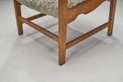 Henning Kjaernulf Henning Kjaernulf Razorblade Armchair with Sheepskin Denmark 1960s - 2585338