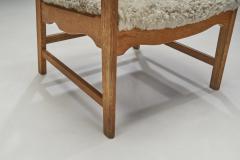 Henning Kjaernulf Henning Kjaernulf Razorblade Armchair with Sheepskin Denmark 1960s - 2585339