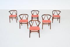 Henning Kjaernulf Henning Kjaernulf dining chairs 255 in rosewood Bruno Hansen Denmark 1960 - 3957393