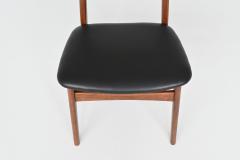 Henning Kjaernulf Henning Kjaernulf dining chairs in rosewood Bruno Hansen Denmark 1962 - 3732976