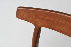 Henning Kjaernulf Henning Kjaernulf dining chairs in rosewood Bruno Hansen Denmark 1962 - 3732977