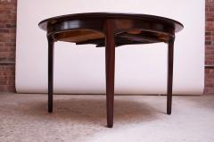 Henning Kjaernulf Large Rosewood and Brass Extension Dining Table by Henning Kj rnulf for Sor  - 1093083