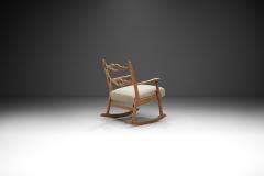 Henning Kjaernulf Oak Rocking Chair by Henning Kj rnulf attr Denmark 1960s - 2977314