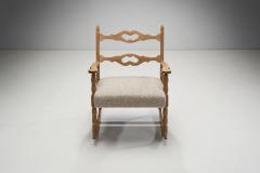 Henning Kjaernulf Oak Rocking Chair by Henning Kj rnulf attr Denmark 1960s - 2977316