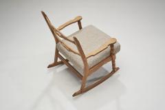 Henning Kjaernulf Oak Rocking Chair by Henning Kj rnulf attr Denmark 1960s - 2977319