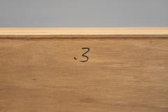 Henning Kjaernulf Oak Sideboard with Geometric Detailings by Henning Kjaernulf Denmark 1960s - 4593267