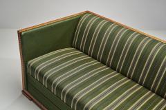 Henning Kjaernulf Oak Two Seater Sofa in the manner of Henning Kj rnulf Denmark Mid 20th Century - 4543528