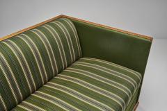 Henning Kjaernulf Oak Two Seater Sofa in the manner of Henning Kj rnulf Denmark Mid 20th Century - 4543529