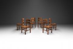 Henning Kjaernulf Razorblade Dining Chairs by Henning Kj rnulf attr Denmark ca 1970s - 3369296