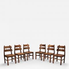 Henning Kjaernulf Razorblade Dining Chairs by Henning Kj rnulf attr Denmark ca 1970s - 3372126