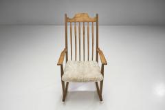Henning Kjaernulf Razorblade Rocking Chair by Henning Kj rnulf for EG M bler Denmark 1960s - 2553391
