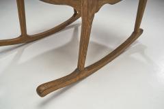 Henning Kjaernulf Razorblade Rocking Chair by Henning Kj rnulf for EG M bler Denmark 1960s - 2553394