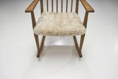 Henning Kjaernulf Razorblade Rocking Chair by Henning Kj rnulf for EG M bler Denmark 1960s - 2856985