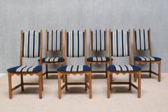 Henning Kjaernulf Set of 6 Henning Kj rnulf Oak Dining Chairs Nyrup M belfabrik Denmark 1960s - 4446542